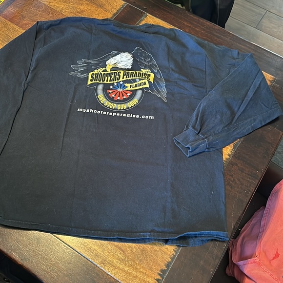 Long sleeve Shooters Paradise Florida T shirt size 2XL - Picture 7 of 9